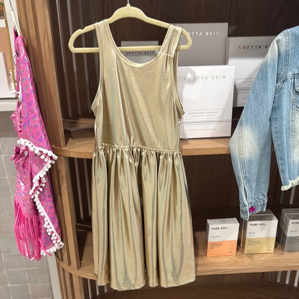 Gold Tank Dress